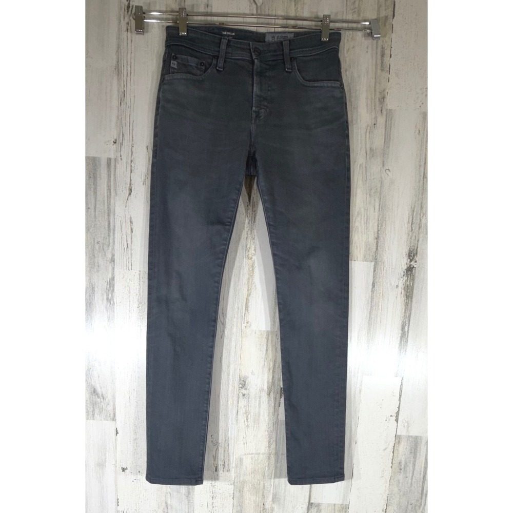 AG Adriano Goldschmied Dylan Slim Skinny Jeans 31R (30x31.5) Gray Wash Neutral